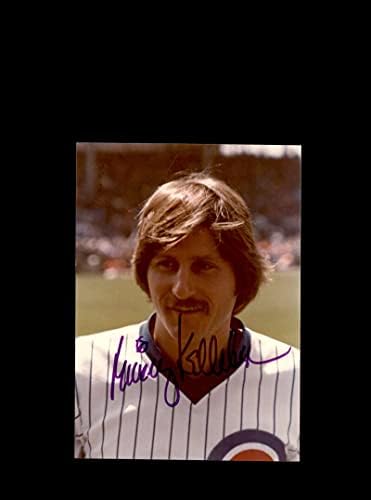 Mick Kelleher Aláírt Eredeti 1980 4x6 Snaphot Fotó Chicago Cubs A Wrigley
