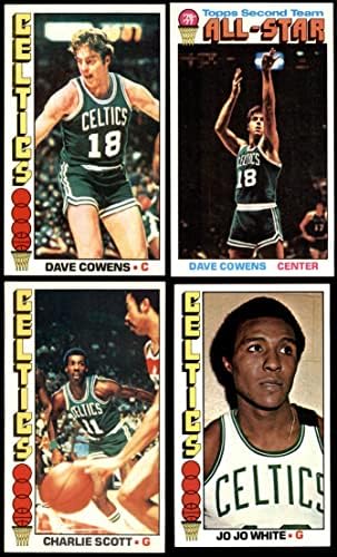 1976-77 Topps Boston Celtics Csapatát Meghatározott Boston Celtics (Set) NM+ Celtics