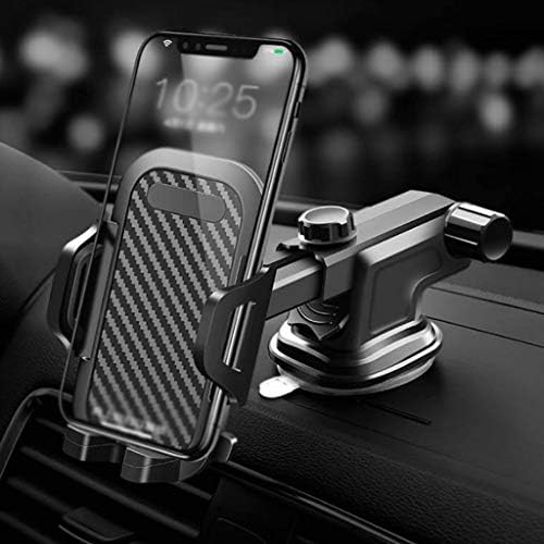 UYSVGF Fekete tapadókorong Mobiltelefon Autós tartó, Eszköz Asztal Mobiltelefon tartó, Kihúzható Üveg Navigációs Támogatási Keret