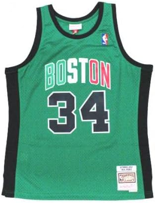 Paul Pierce-Boston Celtics-HOF Aláírt Mitchell & Ness Swingman Jersey FANATIKUSOK - Dedikált NBA Mezek