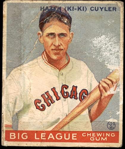 1933 Goudey 23 Kiki Cuyler Chicago Cubs (Baseball Kártya) HITELES Cubs