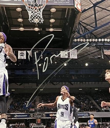 Kristaps Porzingis Aláírt New York Knicks 16x20 Fotó Fanatikusok - Dedikált NBA-Fotók