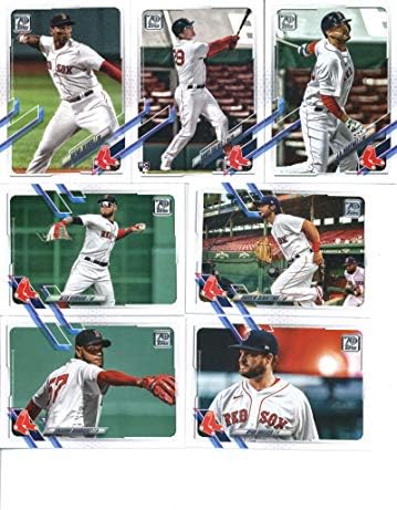 2021 Topps Teljes (Sorozat 1 & 2) Boston Red Sox Csapat Készlet 20 Kártyák: J. D. Martinez(20), Bobby Dalbec(26), Ryan brasier-nek(66),
