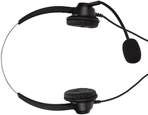 ASHATA két 3,5 mm-es Telefon, Fülhallgató Mikrofon, PC Headset, Állítható zajszűrő Fülhallgató, Üzleti Fülhallgató, Call Center, Ügyfél Szolgáltatás,