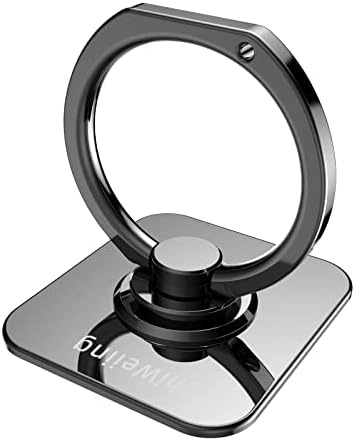 ChiWeiing Telefon Gyűrű mobiltelefon Gyűrű Jogosultja 360 fokban elforgatható Cink Ötvözet Gyűrű Rozsdamentes Acél Alsó Lemez Kompatibilis