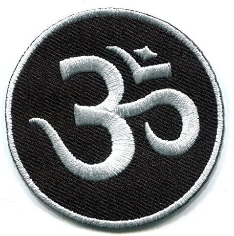 Aum om infinity hindu hindu jóga indiai trance applied vas-a tapasz fehér, fekete új
