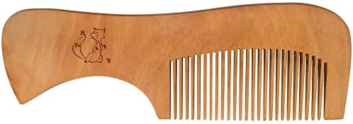 Azeeda 'Fox & Pillangók' Fából készült Fésűt (HA00042935)