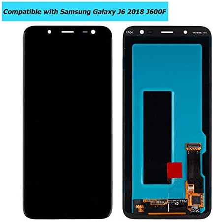Vvsialeek Csere LCD Kijelző Kompatibilis a Samsung Galaxy J6 2018 SM-J610FN SM-J610G 6.0 inch LCD Digitalizáló érintőképernyő Közgyűlés