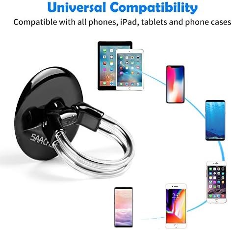 Telefon Gyűrű Jogosultja Állvány, 3 az 1-ben Univerzális Telefon Autó Vent Mount pedig fogantyú Telefon tulajdonosa Kompatibilis