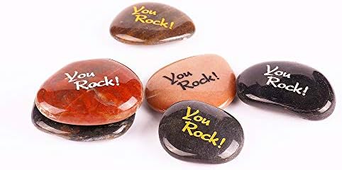 100 Maga a király ! RockImpact Vésett Kövek Inspiráló Kő, Kő Tömeges Hit Kövek Újdonság Ajándék Zen Kövek Hála Kövek Gyógyító
