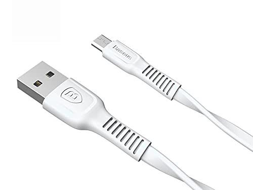 Baseus Micro USB Kemény Sorozat Kábel 2A 1m, Fehér (CAMZY-B02)