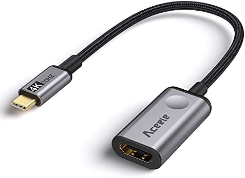 Aceele USB-C-HDMI Adaptert, 4K, Alumínium USB-C-Típusú HDMI Adaptert, Thunderbolt 3 Kompatibilis MacBook Pro/Levegő, iPad Pro/Levegő, a Samsung