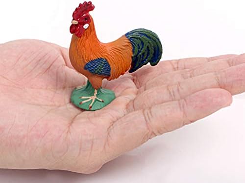 Amosfun 2 Db Kakas Figurák haszonállatok Dekoráció Adatok Csirke Dekor Készlet Otthoni Dísz