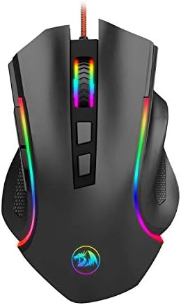 Redragon M602 RGB Vezetékes Gaming Mouse RGB Spektrum Háttérvilágítású, Ergonomikus Egér Griffin Programozható 7 Háttérvilágítás