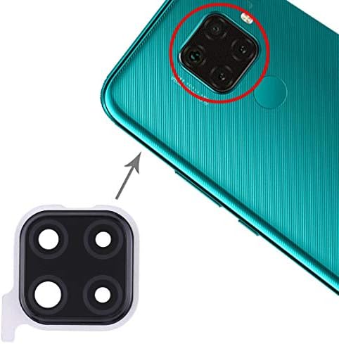 A kamera Lencséje a Kamera lencsevédő a Huawei Mate 30 Lite (Fekete/Zöld/Kék) (Szín : Fekete)