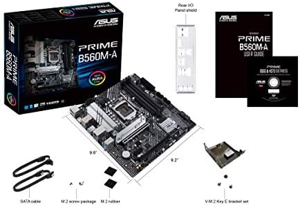 ASUS Prime B560M-EGY LGA 1200 (Intel 11./10 Gen), micro ATX alaplap (PCIe 4.0,2 x M. 2 slot, 8 hatalom szakaszában, 1 Gb LAN,