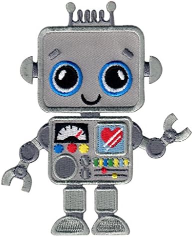 PatchMommy Robot Javítás, Vas On/Varrni - Appliqués Gyerekeknek Gyermek