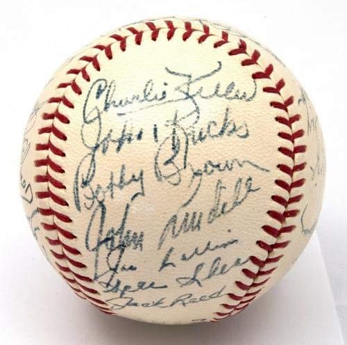 Lenyűgöző Joe Dimaggio NY Yankees Legendák Aláírt 1967 Öregek Nap Baseball PSA - Dedikált Baseball