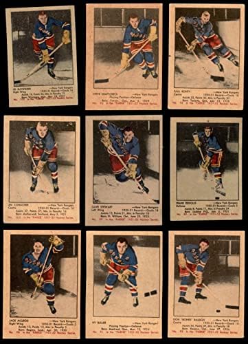 1951-52 Parkhurst New York Rangers Csapata Set New York Rangers - Hockey (Set) VG/EX Rangers - Hoki