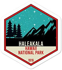 Haleakala, Hawaii Nemzeti Park (Fák, Hegyek) Vinyl Matrica, Matrica 3 5.5