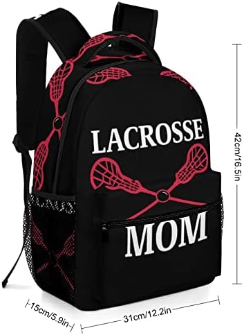 Lacrosse Anya Utazási Hátizsákok Divat válltáska, Könnyű Multi-Pocket Daypack Iskolai Tanulmányi Munka Bevásárlás