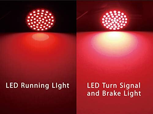 Carzces 2 1157 Első LED lámpa & Running Light All-in-1 Világos Készlet Motorkerékpárok- (Első irányjelző)