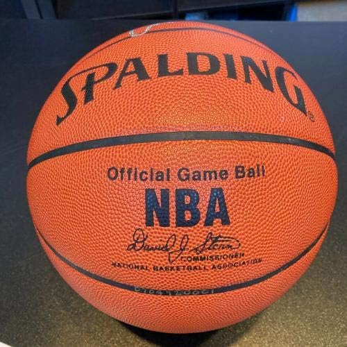 Gyönyörű Wilt Chamberlain Aláírt Spalding NBA Kosárlabda SZÖVETSÉG Osztályozott GEM MENTA 10 - Dedikált Kosárlabda