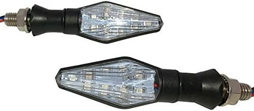 MotorToGo Fekete Szekvenciális Lámpa irányjelző Lámpák LED-es irányjelző Index Mutatók Kompatibilis 2001 Buell Villám