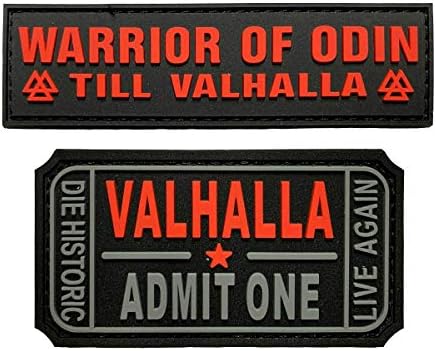 Harcos Odin Jegyet Valhalla Vallanom Egy Patch (Csomag, PVC, Gumi - Mtu1-W1)