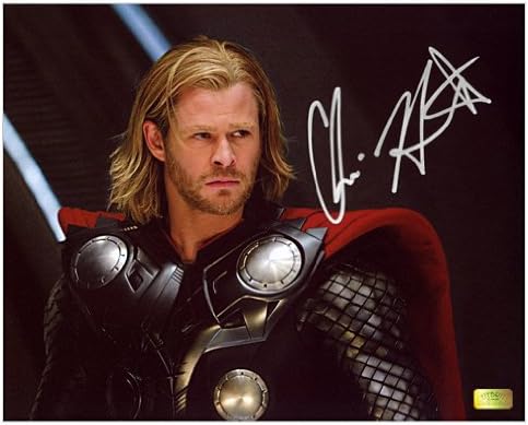 Chris Hemsworth Dedikált 8x10-es Thor Film Jelenet Fotó