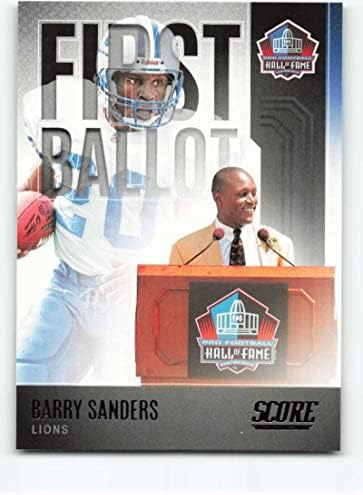 2022 Gólt az Első Fordulóban 5 Barry Sanders NM-MT Detroit Lions Futball NFL -