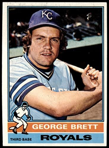 1976 Topps 19 George Brett Kansas City Royals (Baseball Kártya) JÓ Uralkodók
