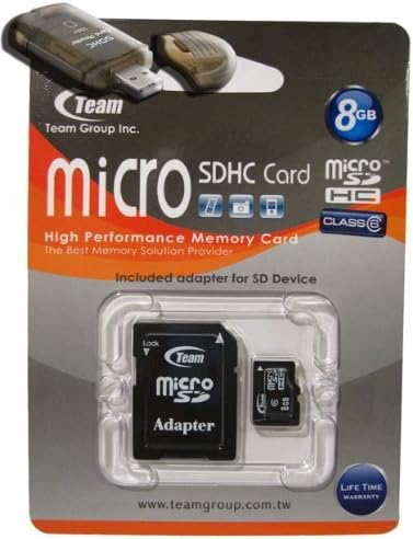 8 gb-os Turbo Osztály 6 MicroSDHC Memória Kártya. Nagysebességű A Blackberry 8820 8900 Jön egy ingyenes SD USB-Adapter. Élettartam Garancia
