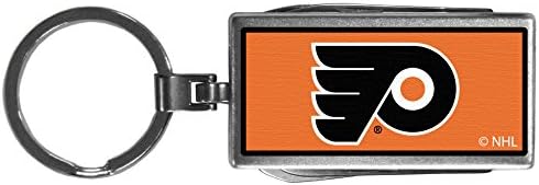 NHL-Philadelphia Flyers Unisex Siskiyou Sportsmulti-Eszköz, kulcstartó, Logó, Acél, Egy Méret