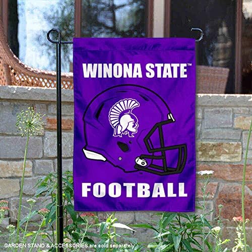 Winona State Warriors Labdarúgó Sisak Kert Zászló