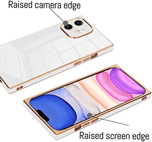 KANGHAR Tér Esetben Kompatibilis az iPhone 11 Luxus Aranyos Galvanizáló Design Téren az Esetben a Teljes Test Anti-Semmiből Ütésálló Lökhárító