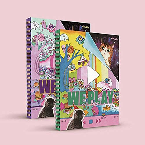 A K-POP Weeekly 3. Mini Album [Játszunk] Random Ver. CD+96p Fotókönyv+4Cut Fotó+fénykép kártya+Puzzle Üzenet Kártya+Tarot fénykép kártya+Matrica+Ajándék