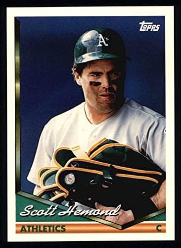 1994 Topps 226 Scott Hemond Oakland Athletics (Baseball Kártya) NM/MT Atlétika