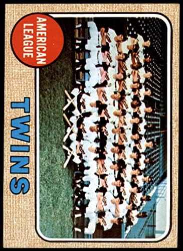 1968 Topps 137 Ikrek Csapat Minnesota Twins (Baseball Kártya) NM Ikrek