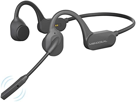 MONODEAL csontvezetéses Fejhallgató, Mikrofon, Nyitott Fejhallgató Vezeték nélküli Bluetooth-5.2/Multi-Point Képes,csontvezetéses