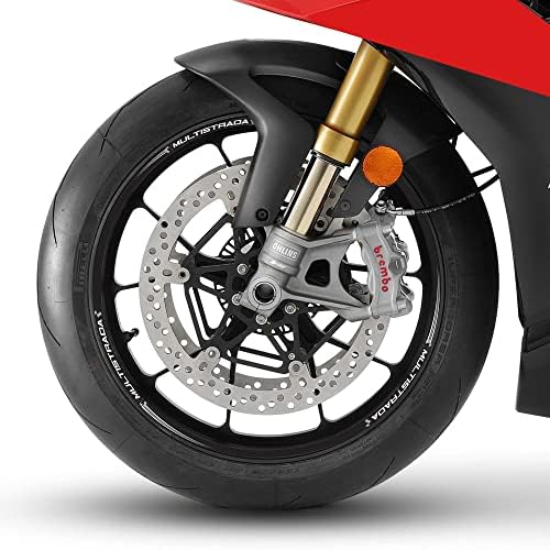 labelbike - 17 Motoros felni szalag készlet kompatibilis a Ducati Multistrada 1000-1100 - 1200-1260 - fekete szín