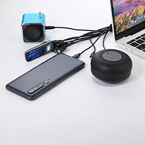Cutwif 10 az 1-ben Univerzális Többfunkciós Kábel Alkalmas USB Töltő Sejt Mobil Telefon, MP4 Zaf Fekete