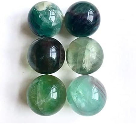 Természetes Zöld Fluorit Labda Gömb Kvarc Kristály, Ásvány Gyógyító Ajándékokat Természetes Kövek, Ásványok Gyógyító Kő távol