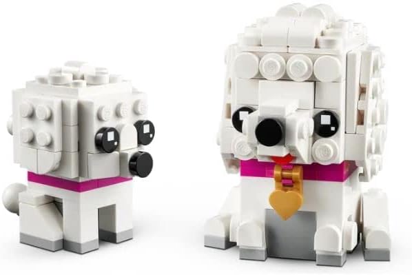 LEGO BrickHeadz Kisállatok-Kutyák, Macskák, Halak, Madarak, vagy a Hörcsögök (Válassza a Pet) (Uszkár 40546), Többszínű