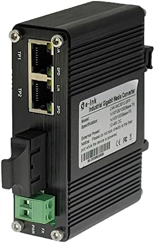 Mini Ipari 2 Port Gigabit Media Converter Din Sínre Szerelhető Edzett Rost Média Konverter Ethernet Média Konverter Egyetlen