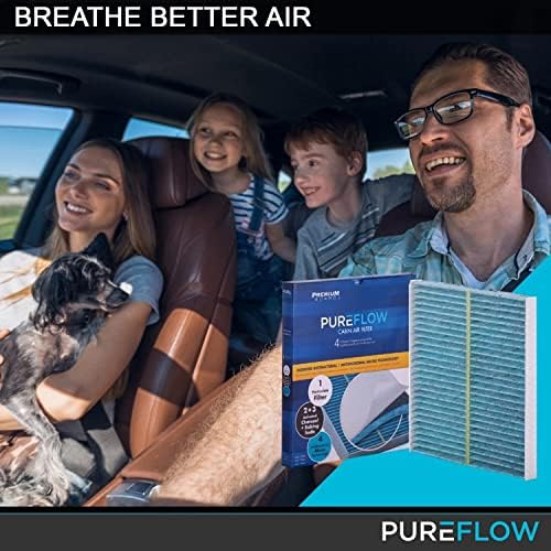 Pureflow Kabin Levegő Szűrő PC99525X Új Autó Kabin Szűrő Légfrissítő a Odor Eliminator - Illik 2020-22 Hyundai Palánk