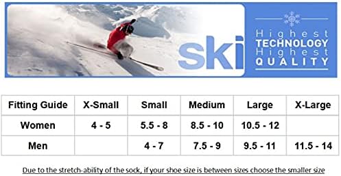 Eurosock unisex-felnőtt Gyapjú Legfelsőbb Ski Zokni