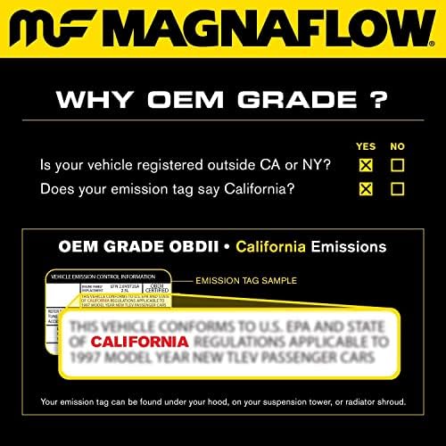 MagnaFlow Közvetlen Alkalmas Katalizátor OEM Fokozatú Szövetségi/EPA Megfelelő 51157