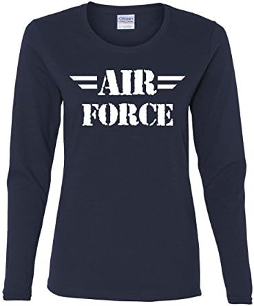 Air Force Női Hosszú Ujjú Póló Katonai Veterán POW MIA légierő Anya