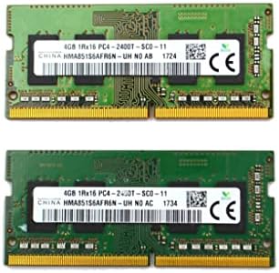 Laptop Memória Modul, 2 Darabos Készlet HMA851S6AFR6N-UH Kompatibilis Csere alkatrész a SK Hynix HMA851S6AFR6N 8GB (2x4GB) 1Rx16 DDR4 so-DIMM